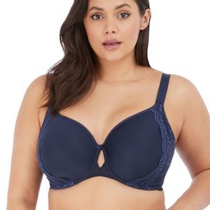 NWOT ELOMI 38K Charley underwire bra navy